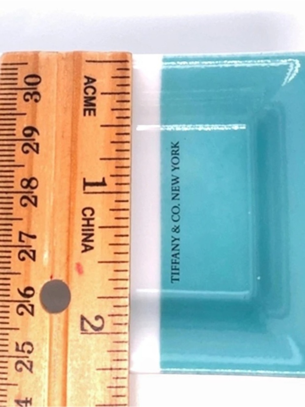 Tiffany & Co. Color Block Mini Tray. Blue - Picture 7 of 7